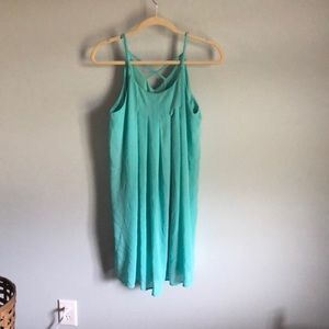 Teal blue dress